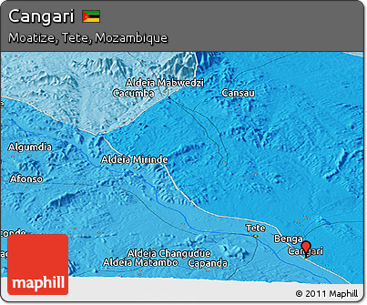 Political Panoramic Map of Cangari
