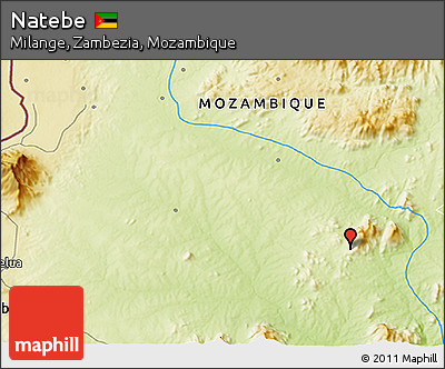 Physical 3D Map of Natebe