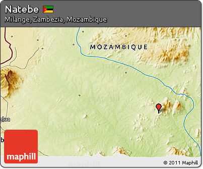 Physical 3D Map of Natebe