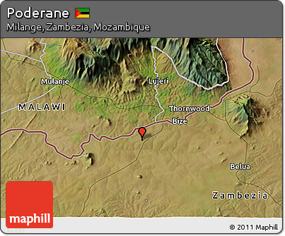 Satellite 3D Map of Poderane