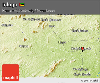 Physical 3D Map of Inlugo