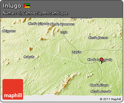 Physical 3D Map of Inlugo