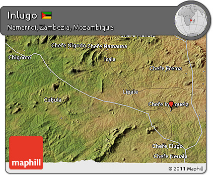 Satellite 3D Map of Inlugo