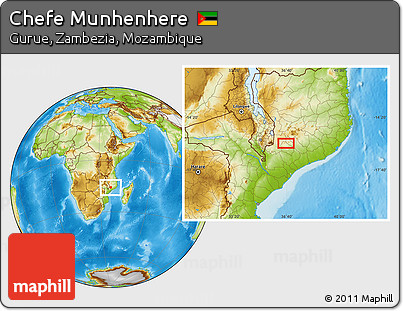 Physical Location Map of Chefe Munhenhere