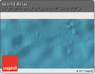 Satellite 3D Map of the Area around 15° 58' 32" S, 36° 28' 30" W