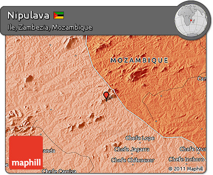 Political 3D Map of Nipulava