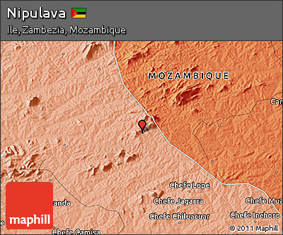 Political 3D Map of Nipulava