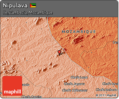 Political 3D Map of Nipulava