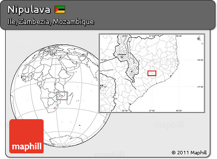 Blank Location Map of Nipulava