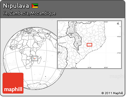 Blank Location Map of Nipulava