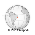 Outline Map of the Area around 15° 58' 32" S, 37° 19' 30" W, rectangular outline
