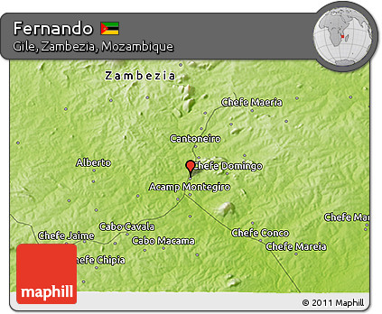 Physical 3D Map of Fernando