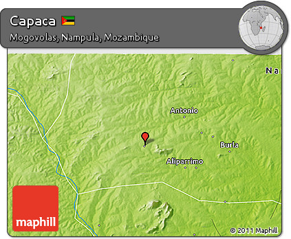 Physical 3D Map of Capaca