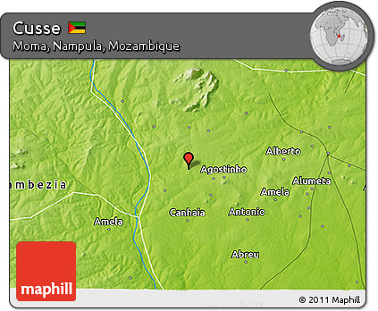 Physical 3D Map of Cusse