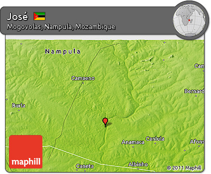 Physical 3D Map of José