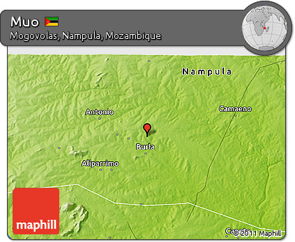 Physical 3D Map of Muo