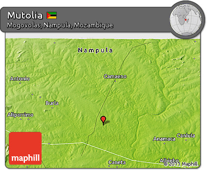 Physical 3D Map of Mutolia