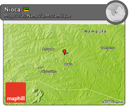 Physical 3D Map of Nioca