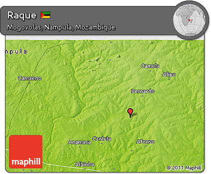 Physical 3D Map of Raque