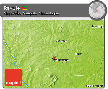 Physical 3D Map of Ravule