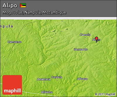 Physical 3D Map of Alipo