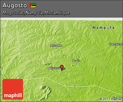 Physical 3D Map of Augosto