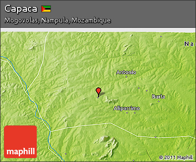 Physical 3D Map of Capaca