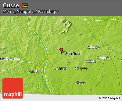 Physical 3D Map of Cusse