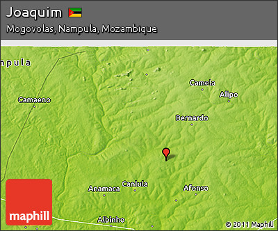 Physical 3D Map of Joaquim