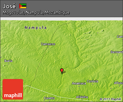 Physical 3D Map of José