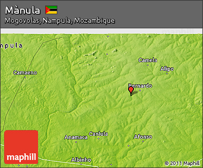 Physical 3D Map of Mànula