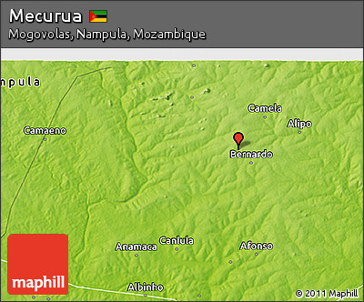 Physical 3D Map of Mecurua