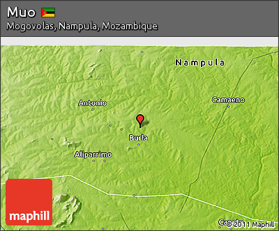 Physical 3D Map of Muo