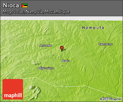 Physical 3D Map of Nioca