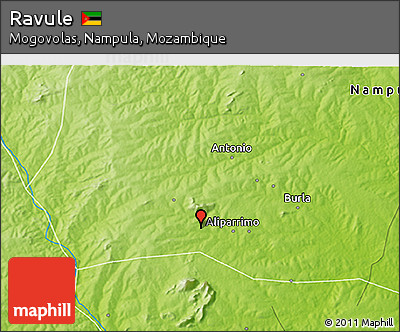 Physical 3D Map of Ravule