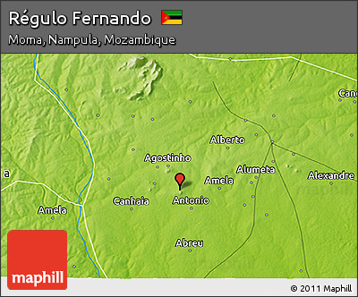 Physical 3D Map of Régulo Fernando