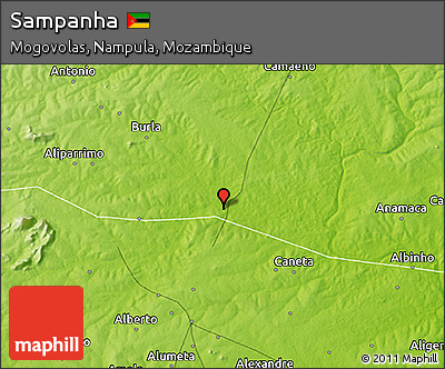 Physical 3D Map of Sampanha