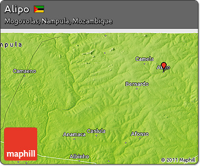 Physical 3D Map of Alipo