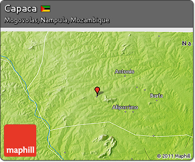 Physical 3D Map of Capaca