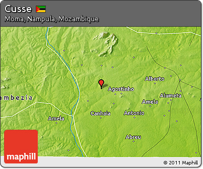 Physical 3D Map of Cusse