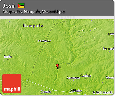 Physical 3D Map of José