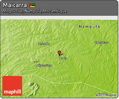 Physical 3D Map of Maicarra