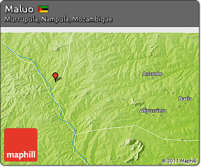 Physical 3D Map of Maluo