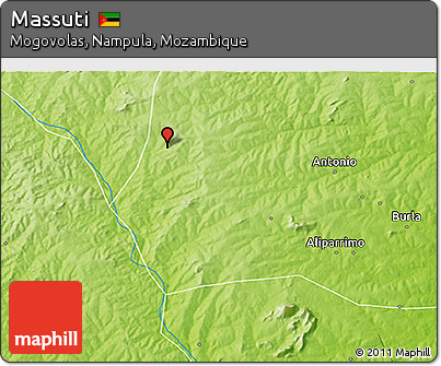 Physical 3D Map of Massuti
