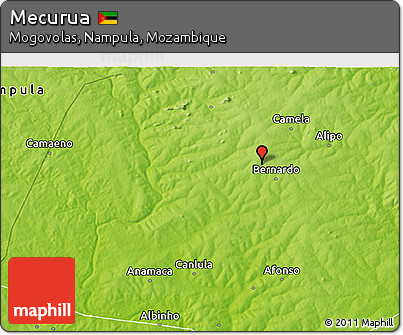 Physical 3D Map of Mecurua