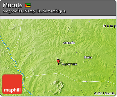 Physical 3D Map of Mucule