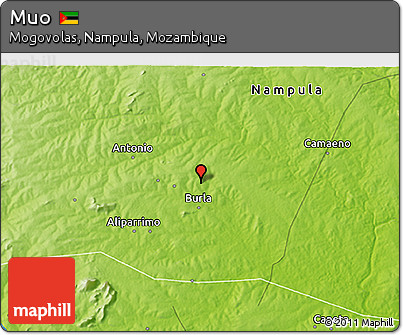 Physical 3D Map of Muo