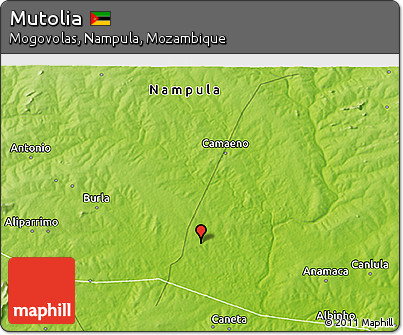 Physical 3D Map of Mutolia