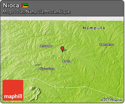 Physical 3D Map of Nioca