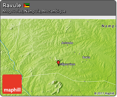 Physical 3D Map of Ravule